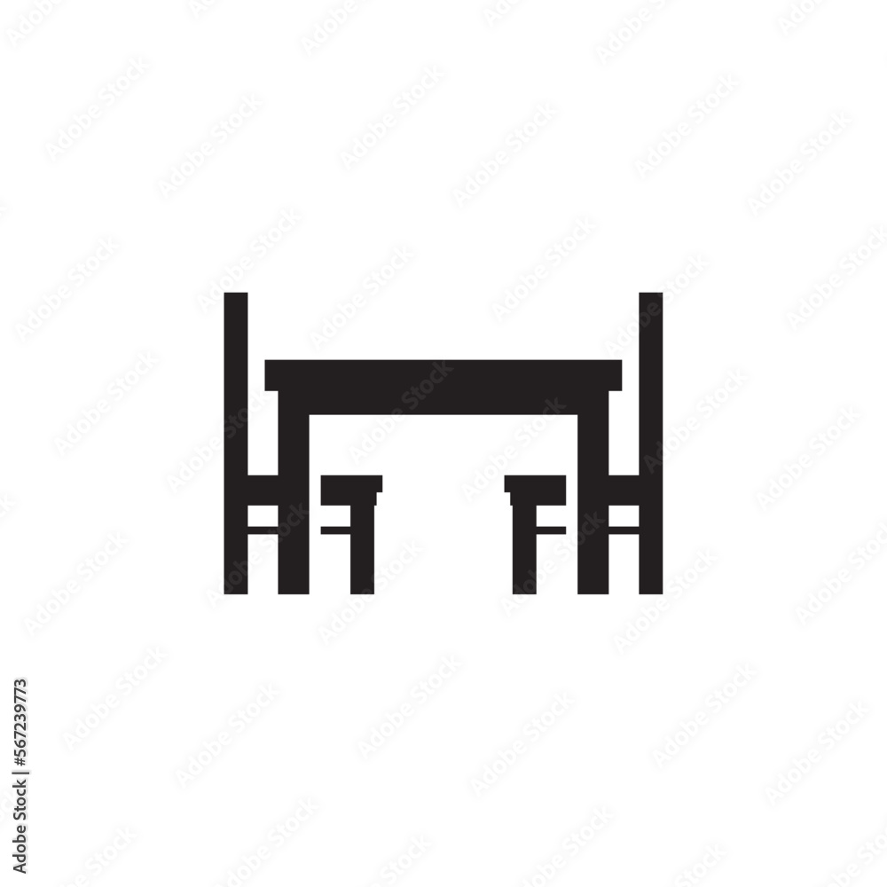 table icon , kitchen icon vector