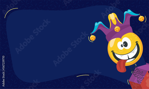 surprise box with joker emoji