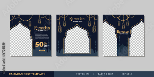 Ramadan Sale Social Media Post Template