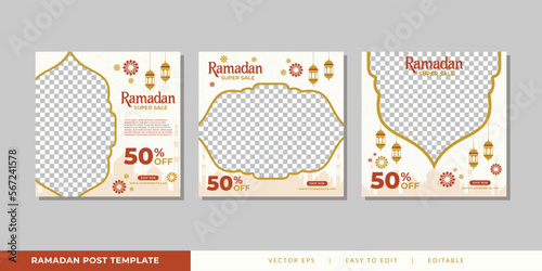 Ramadan Sale Social Media Post Template