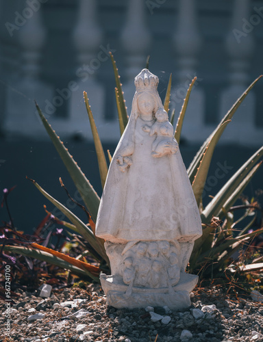 Fotografie statue virgin patron saint of cuba charity