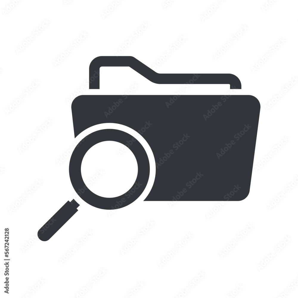 file search icon design vector template file search icon design vector template