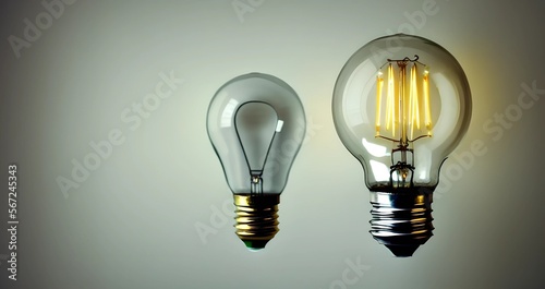 light bulb with background,...