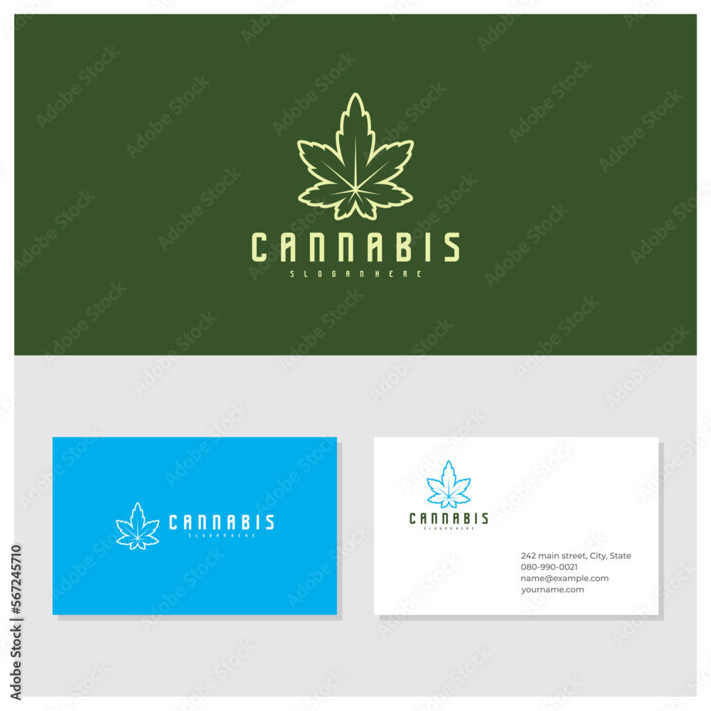 Cannabis logo vector template, Creative Cannabis logo design concepts