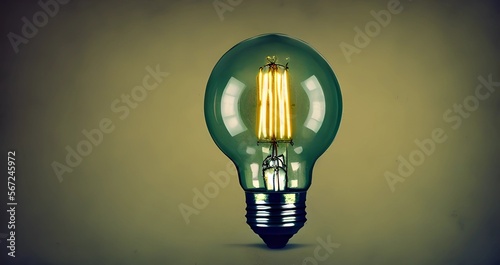 light bulb with background,...