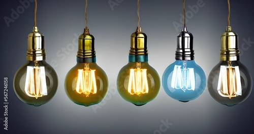 light bulb with background,...