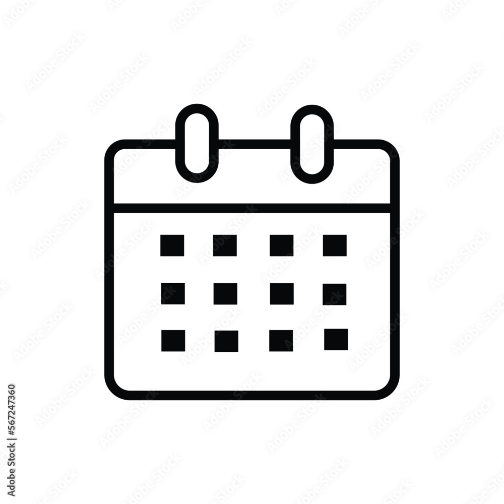 Calendar icon, vector illustration. Flat design style. calendar icon vector illustration isolated on white background, calendar icon Eps10. calendar icon graphic symbol vector design. Calendar icon, vector illustration. Flat design style. calendar icon vector illustration isolated on white background, calendar icon Eps10. calendar icon graphic symbol vector design.