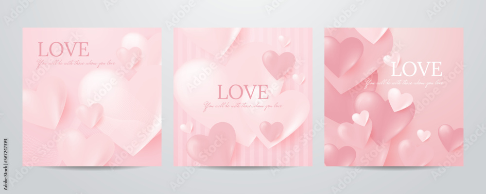 Valentines day background with heart pattern and happy valentines day text . Vector illustration. Wallpaper, flyers, invitation, posters, brochure, banners and social media square template Valentines day background with heart pattern and happy valentines day text . Vector illustration. Wallpaper, flyers, invitation, posters, brochure, banners and social media square template