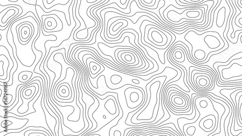 White wave paper curved reliefs abstract background, Abstract topographic contours map background. Geographic mountain relief. Abstract lines background. Contour maps. Business concept.
