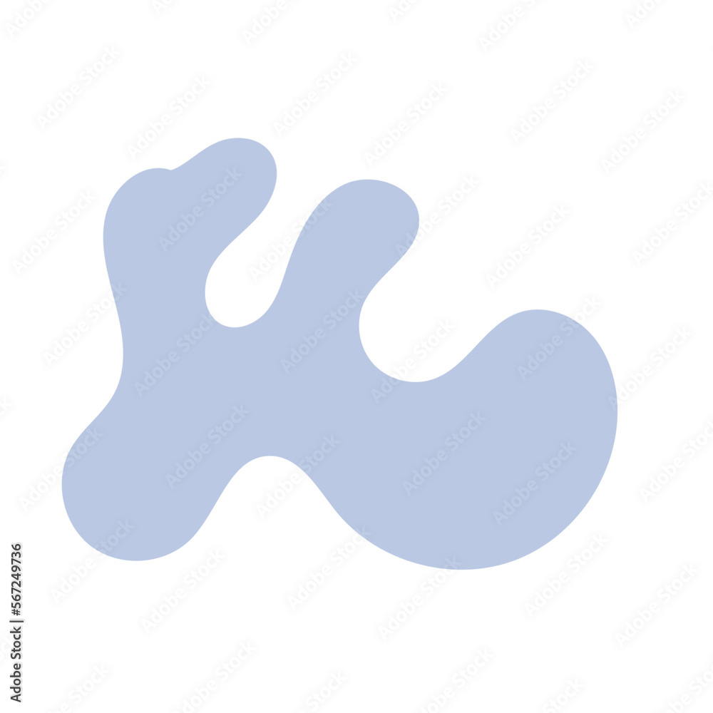 Pastel Abstract Shape Blob Decor Pastel Abstract Shape Blob Decor