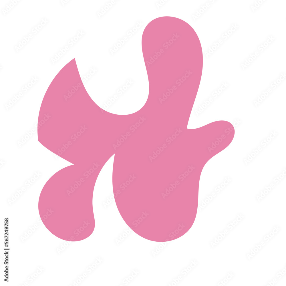 Pastel Abstract Shape Blob Decor Pastel Abstract Shape Blob Decor