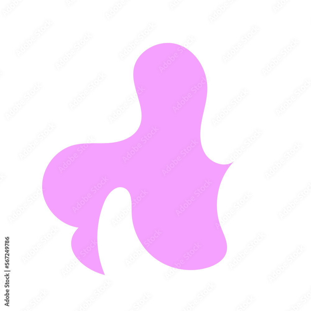 Pastel Abstract Shape Blob Decor Pastel Abstract Shape Blob Decor