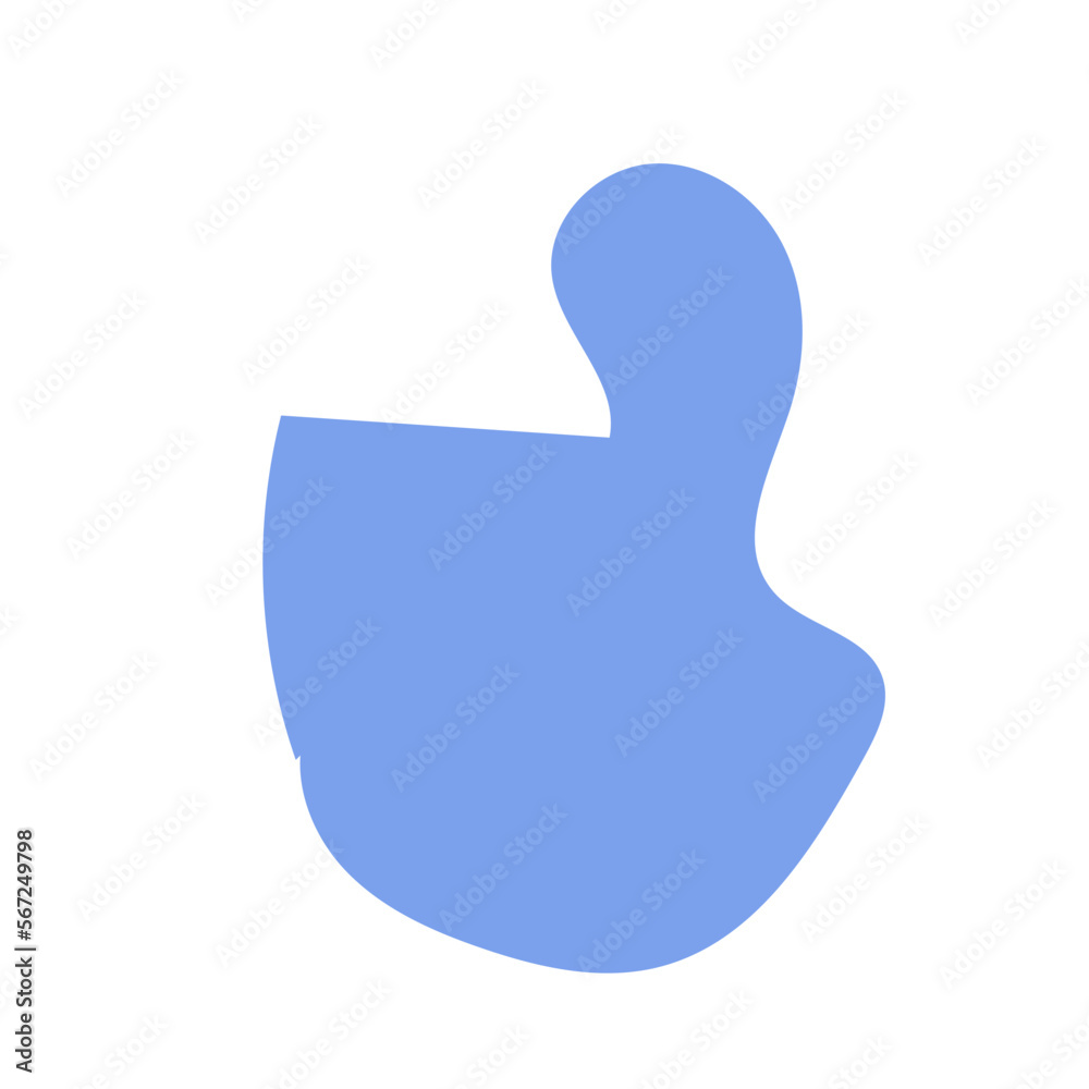 Pastel Abstract Shape Blob Decor Pastel Abstract Shape Blob Decor