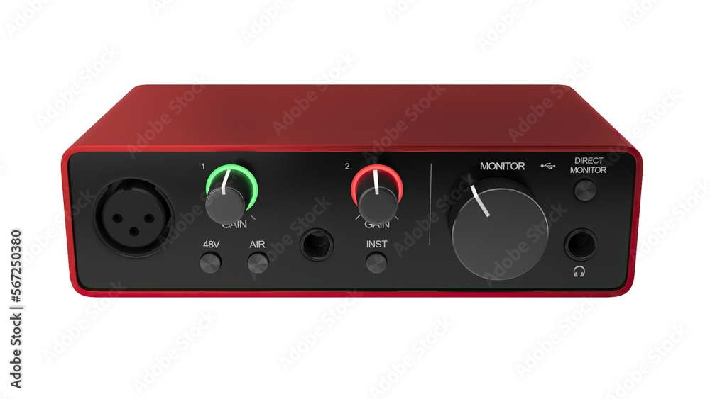 Fototapeta premium Audio interface