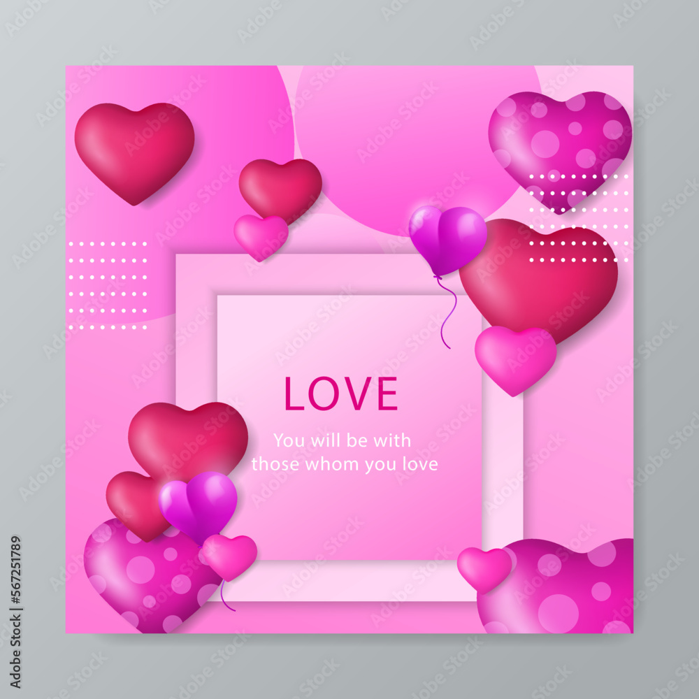 Happy valentine's day discount sale instagram or social media post template
