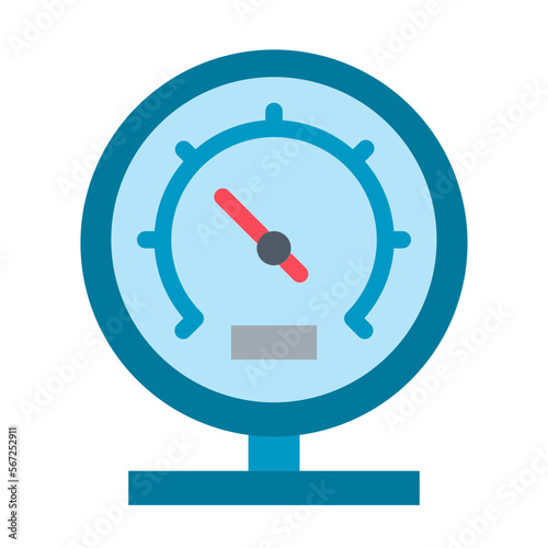 gauge flat icon