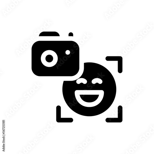 front camera glyph icon