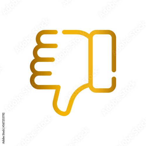 dislike gradient icon