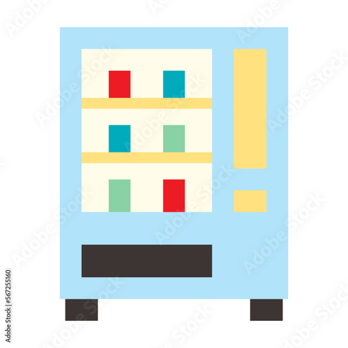 vending machine flat icon