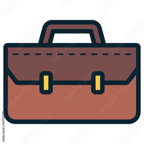 briefcase bag illustration