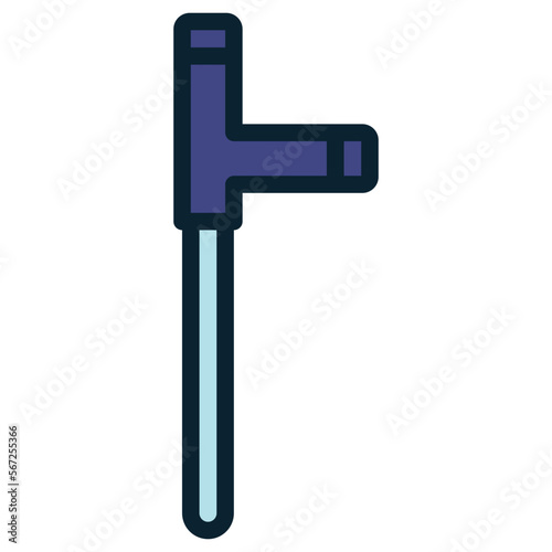 baton stick weapon illustration