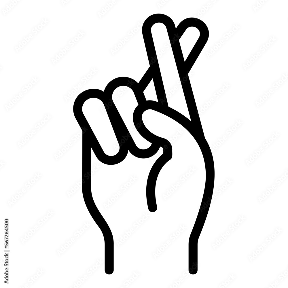 Obraz premium hope line icon