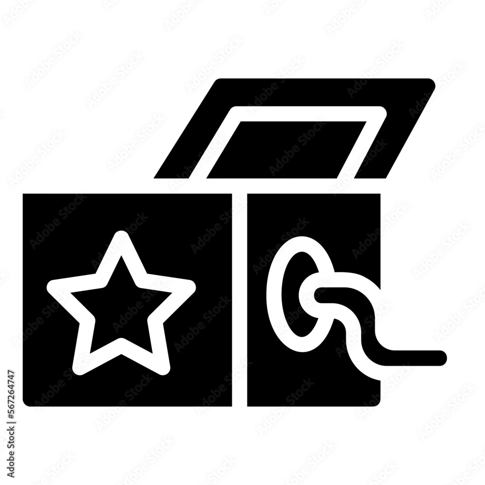box glyph icon