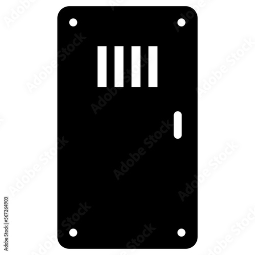 prison door illustration