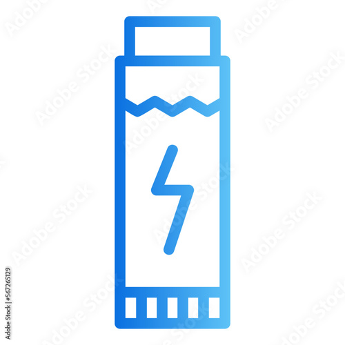 chewing gradient icon