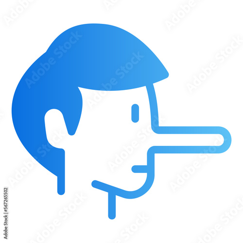 liar gradient icon