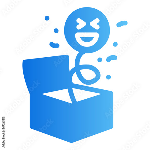 suprise gradient icon