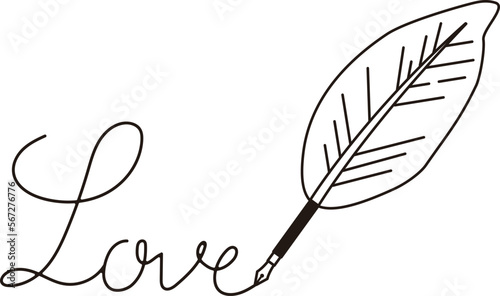 万年筆　愛の告白