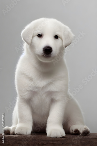 White Labrador retriever puppy