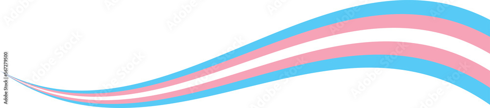 Blue, pink and white colored background as the colors of the transgender flag. Pride month concept. Flat design illustration. - obrazy, fototapety, plakaty 