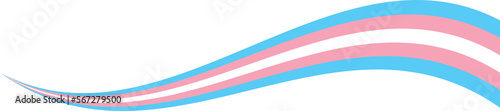 Blue, pink and white colored background as the colors of the transgender flag. Pride month concept. Flat design illustration.