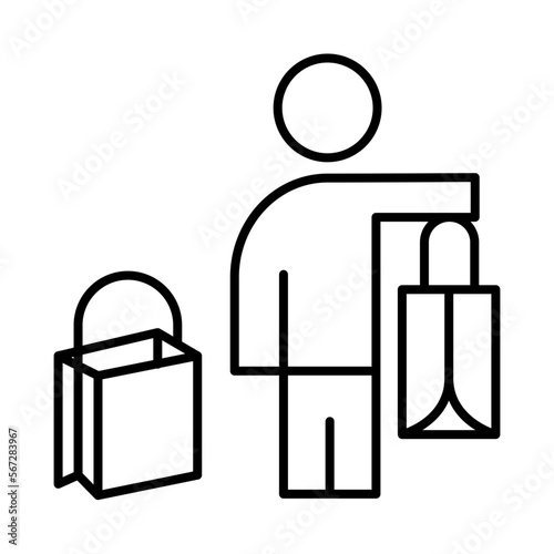 Wallpaper Mural Consumer give bag design vector icon Torontodigital.ca