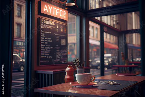 steaming coffe