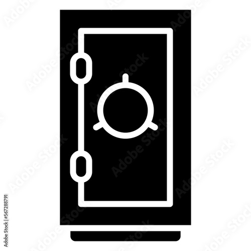 safety box glyph icon