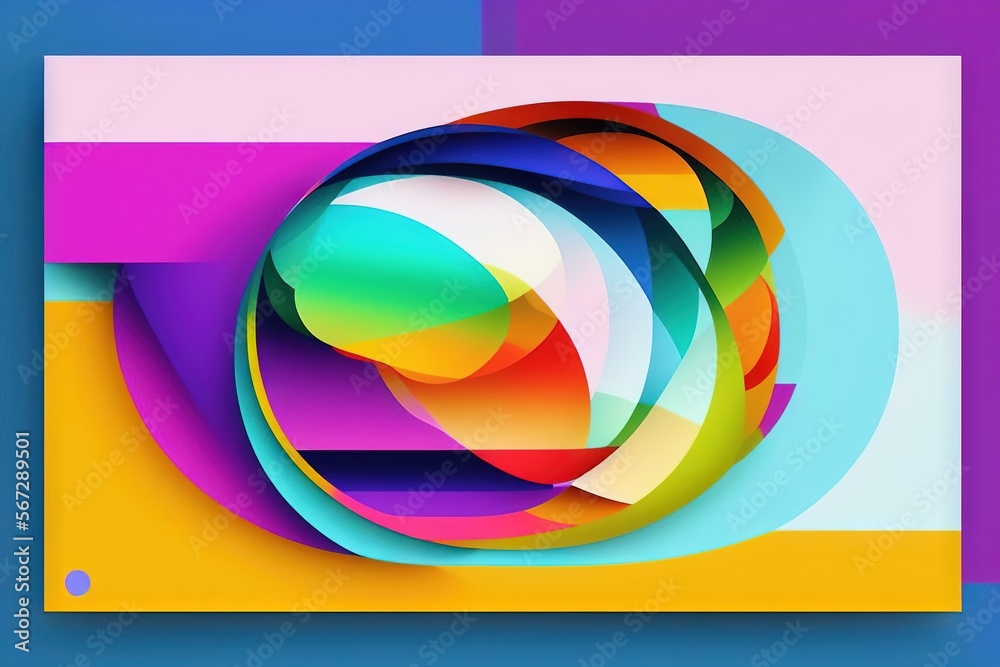 Obraz premium Colorful origami paper as abstract wallpaper background (Generative AI)