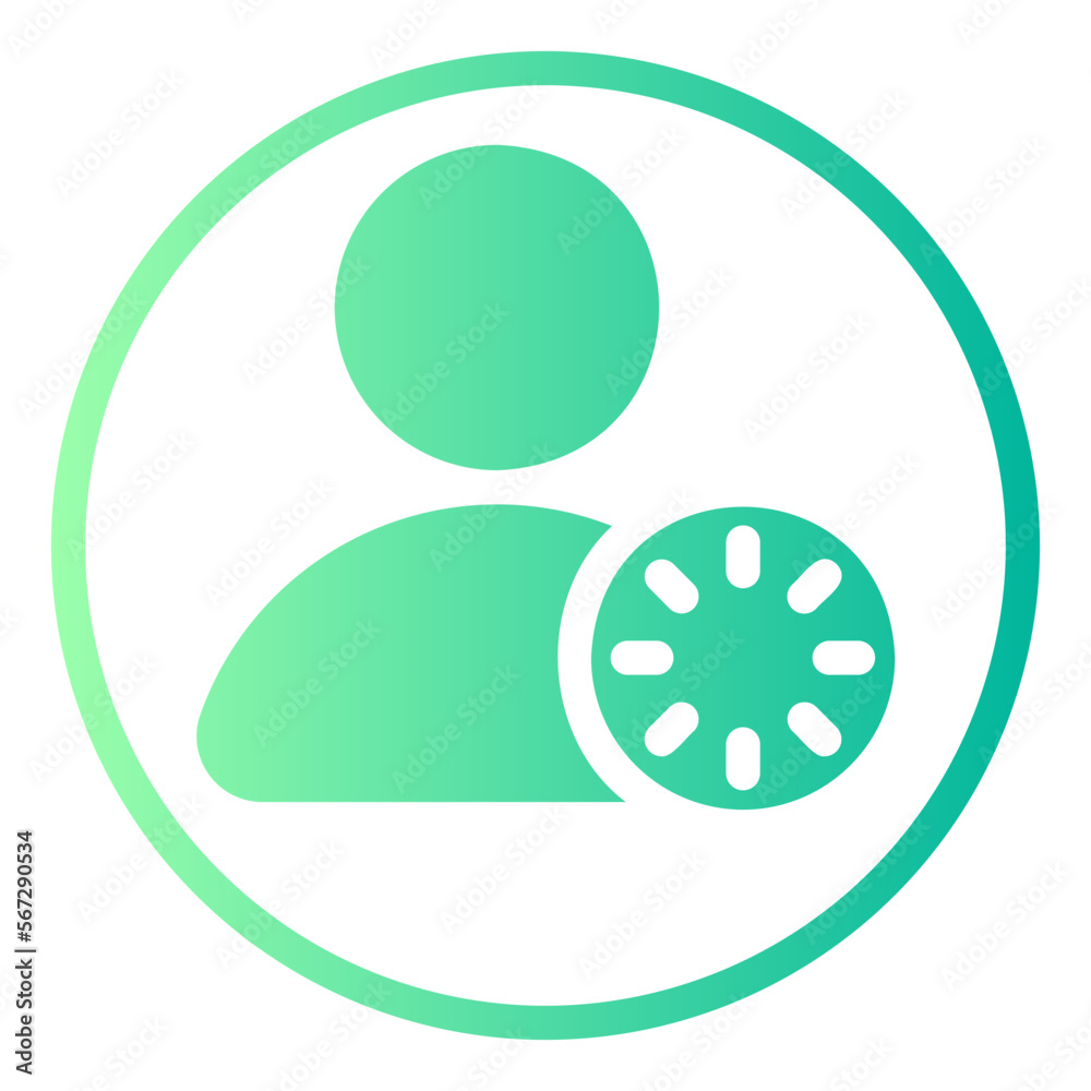 loading gradient icon loading gradient icon