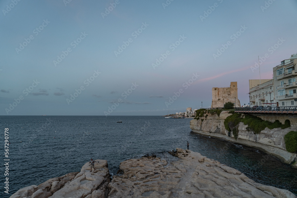 Fort at Saint Paul's Bay in Malta.