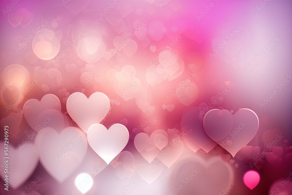 Blurred Valentine's Day wallpaper. Generative AI Blurred Valentine's Day wallpaper. Generative AI