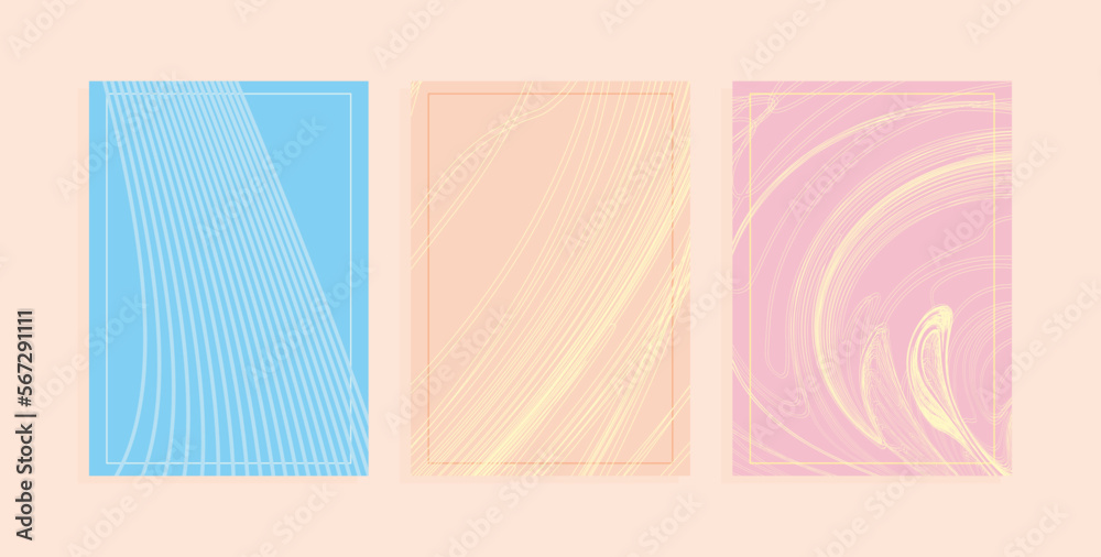 set of banners with colorful stripes set of banners with colorful stripes