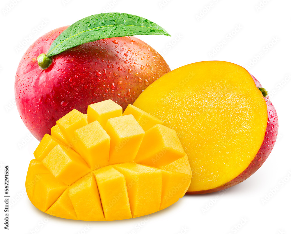 Mango isolated on white background Mango isolated on white background