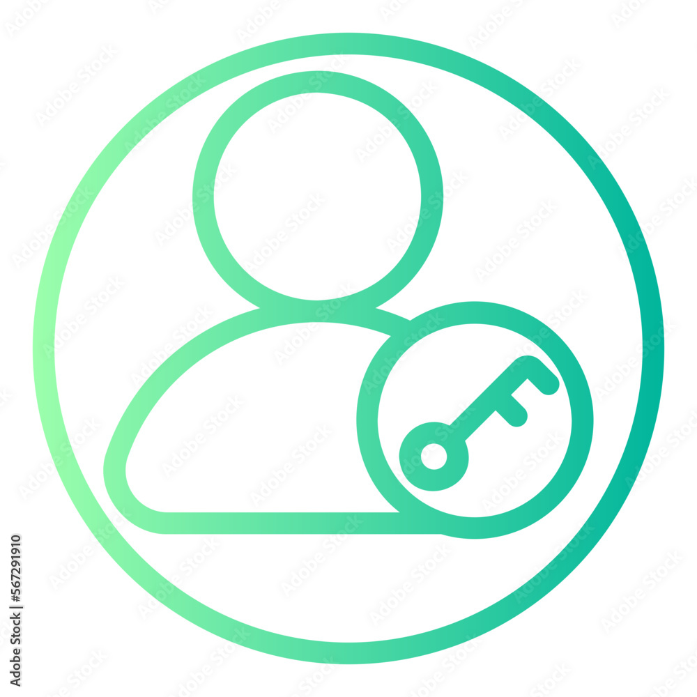 key gradient icon key gradient icon