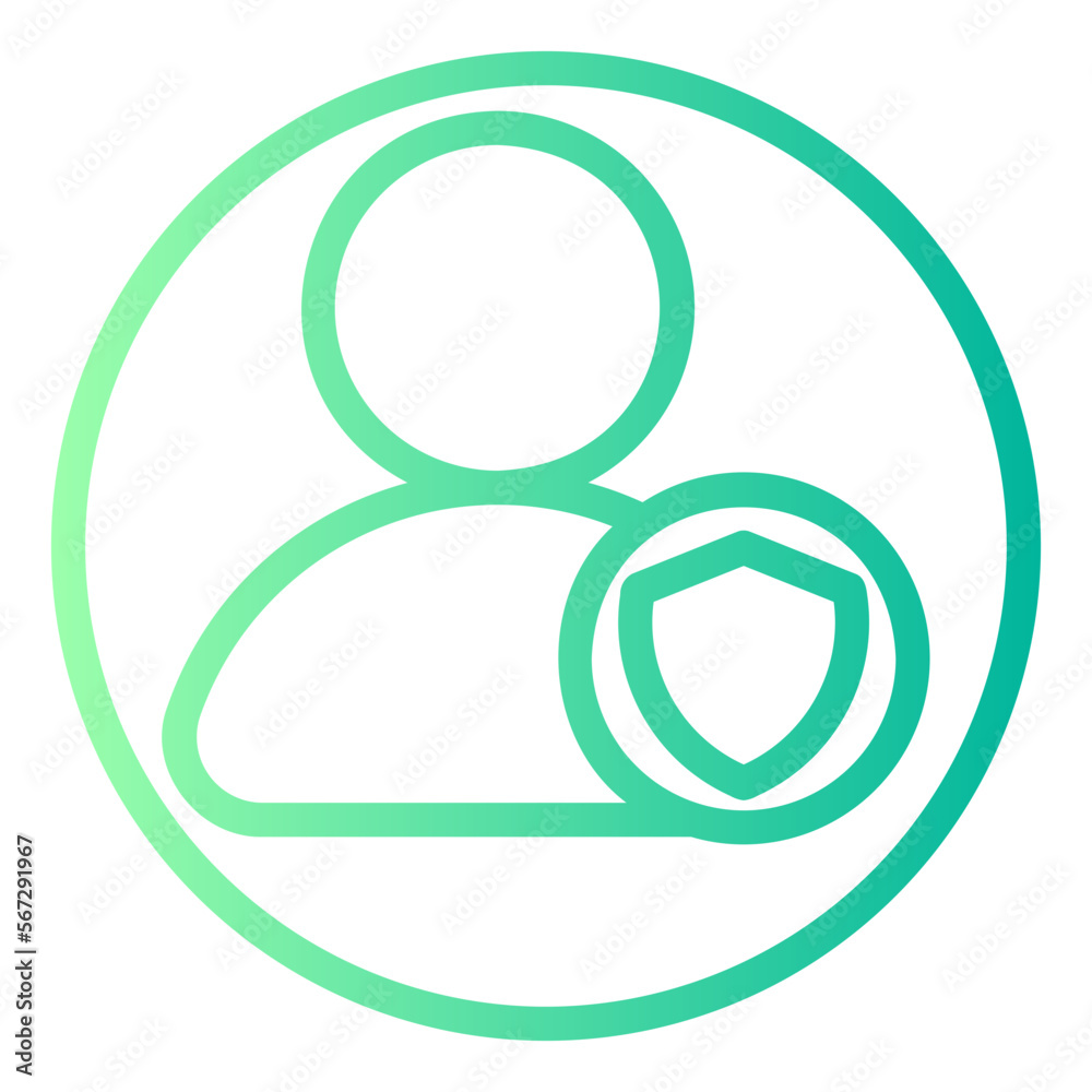 shield gradient icon shield gradient icon