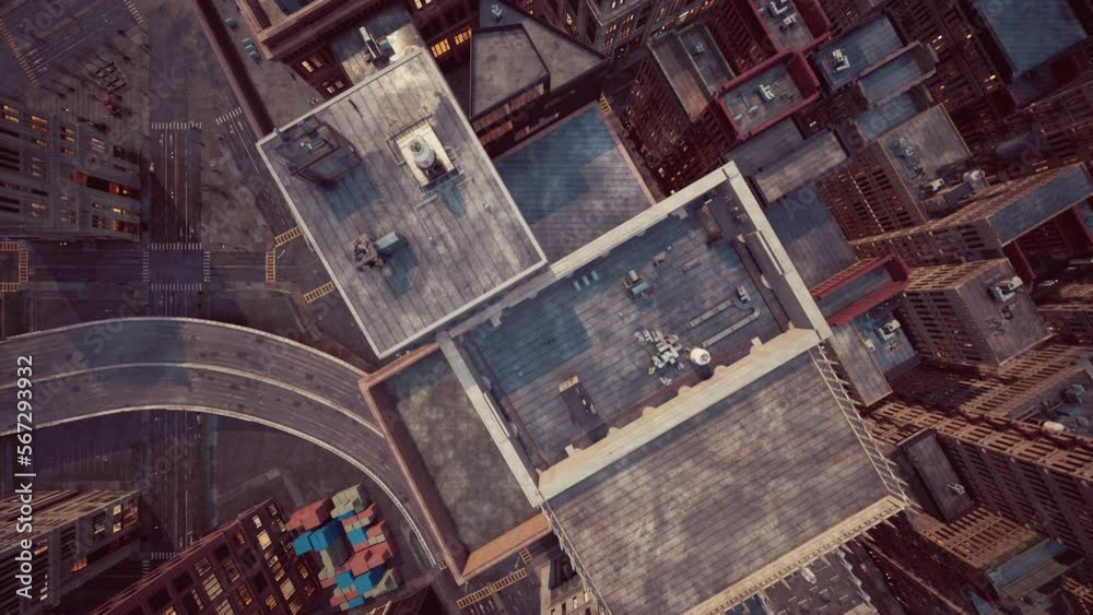 City Top View of Skyscrapers Building by drone City Top View of Skyscrapers Building by drone