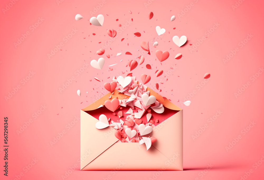 Tarjeta de felicitación del día de San Valentín con mensaje de amor ...