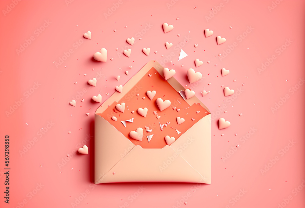 Tarjeta de felicitación del día de San Valentín con mensaje de amor ...