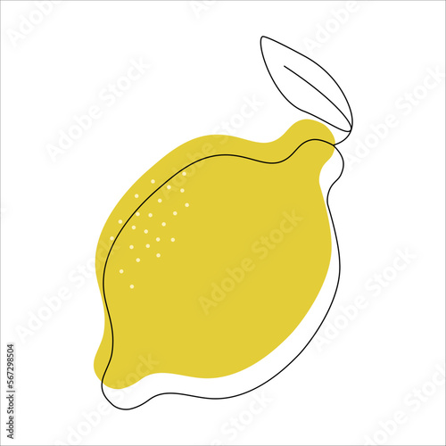 illustration of lemon